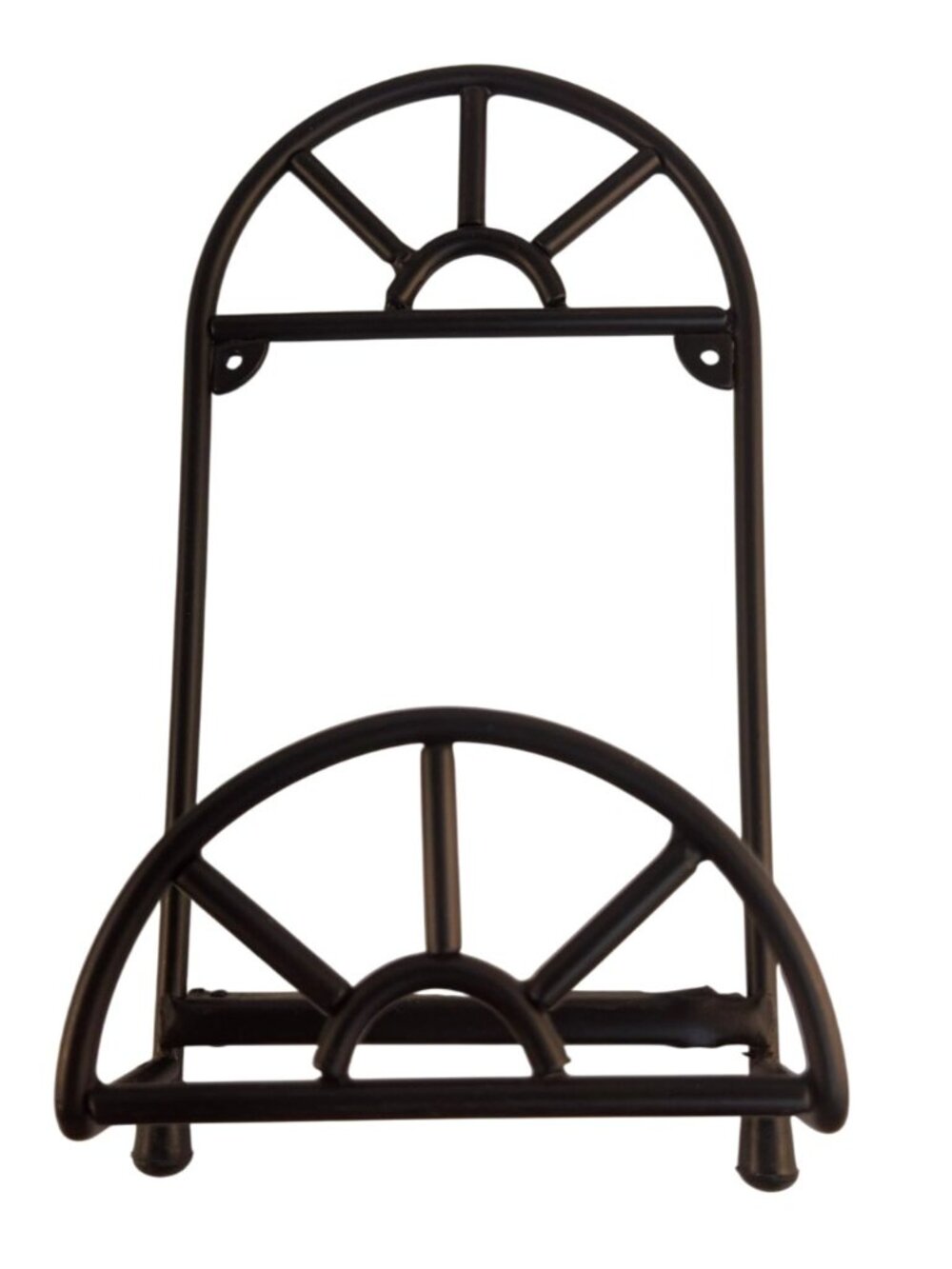 Decorative Plate Holder Stand By Ekco Black Metal For Tabletop Display & Wall Mo